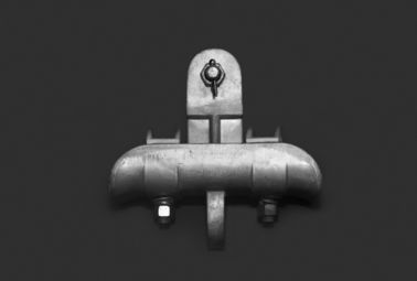 Hardware branco de prata da suspensão do cabo, braçadeiras de cabo de alumínio personalizadas projetadas